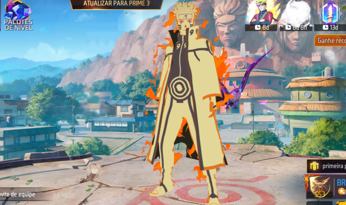 CONTA SO COM NARUTO (LEV.20) INICIANTE!!