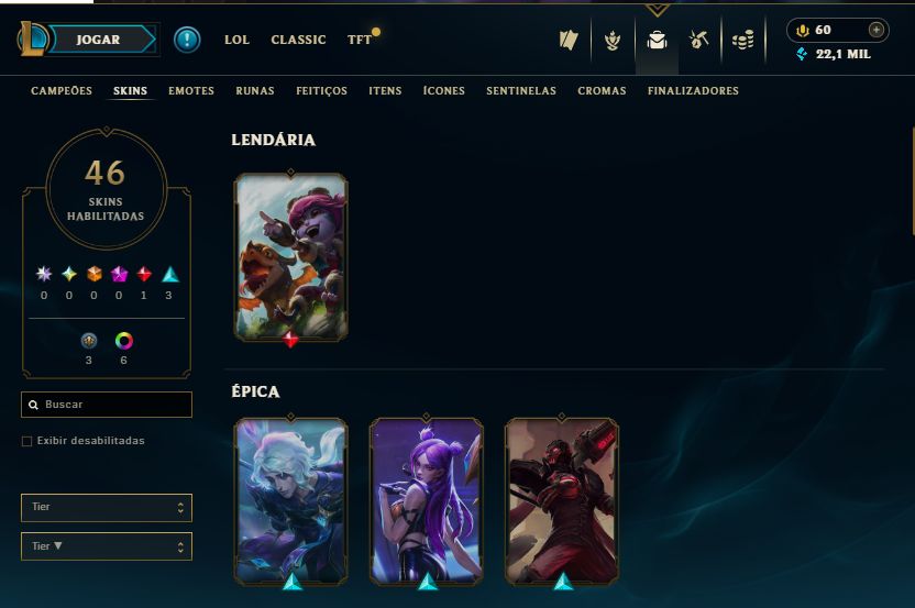 Conta gold / +30 - 10 / full acesso troque email senha tudo