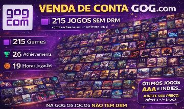 Conta GOG com +200 jogos - Conta Full Acesso