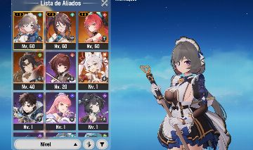 Esther C1 + arma, Mina e Flare.