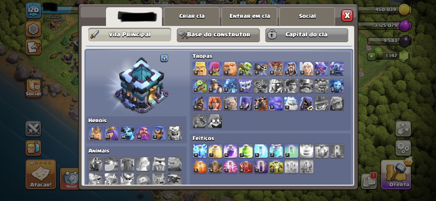 Conta de Brawl Stars é Clash Royale