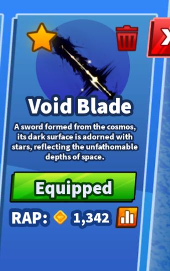 Blade ball inventário