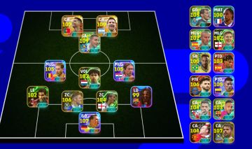 CONTA eFOOTBALL MOBILE | CR7 + MESSI | 3251 FORÇA | 4.2M GP