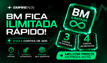 BM FICA ILIMITADA RÁPIDO | 3 CONTAS DE ADS | MELHOR PREÇO| ENTREGA AUTOMÁTICA