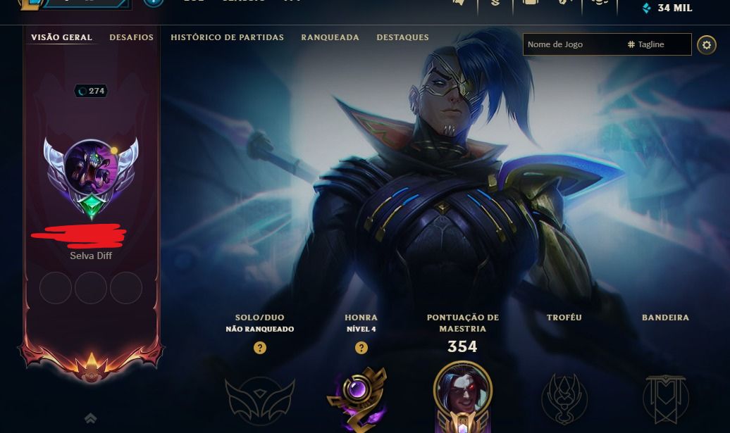 Conta lol e valorant 3,5k gastos total ja foi imortal no valorant