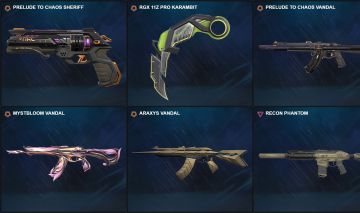 Conta Valorant Vandal Preludio Faca karambit RGX + Skins