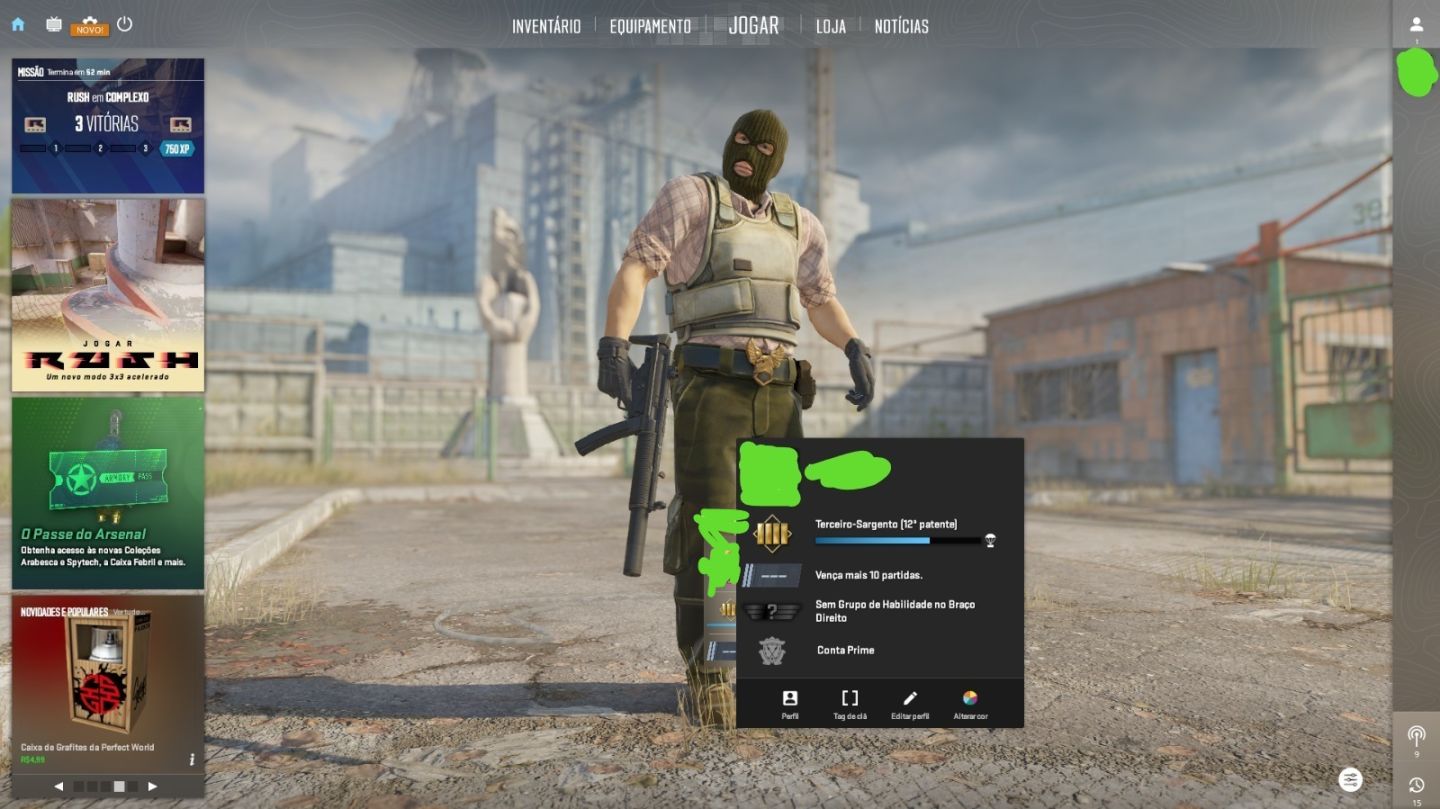 CONTAS DE CS2 PRIME + PREMIER LIBERADO