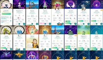 CONTA LV70 DE 2019 32M DE DUST SHUNDOS RAROS LENDARIOS SHINYS FUNDO - POKEMON GO