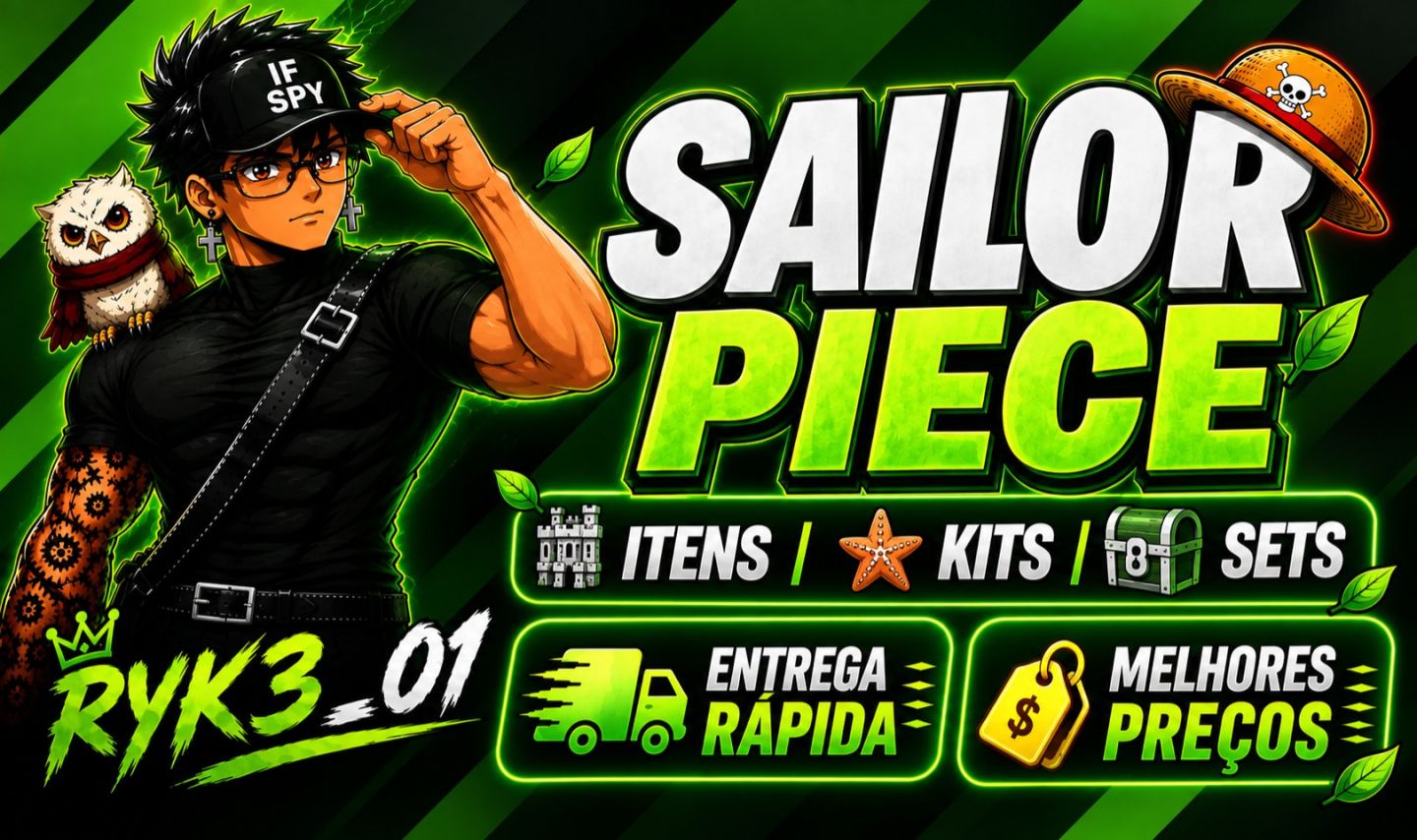 ( LIGHTNING V2 / RUKIA / GILGAMESH V2) SAILOR PIECE - ITENS | SETS | KITS