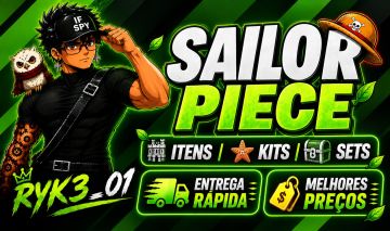 ( LIGHTNING V2 / RUKIA / GILGAMESH V2) SAILOR PIECE - ITENS | SETS | KITS