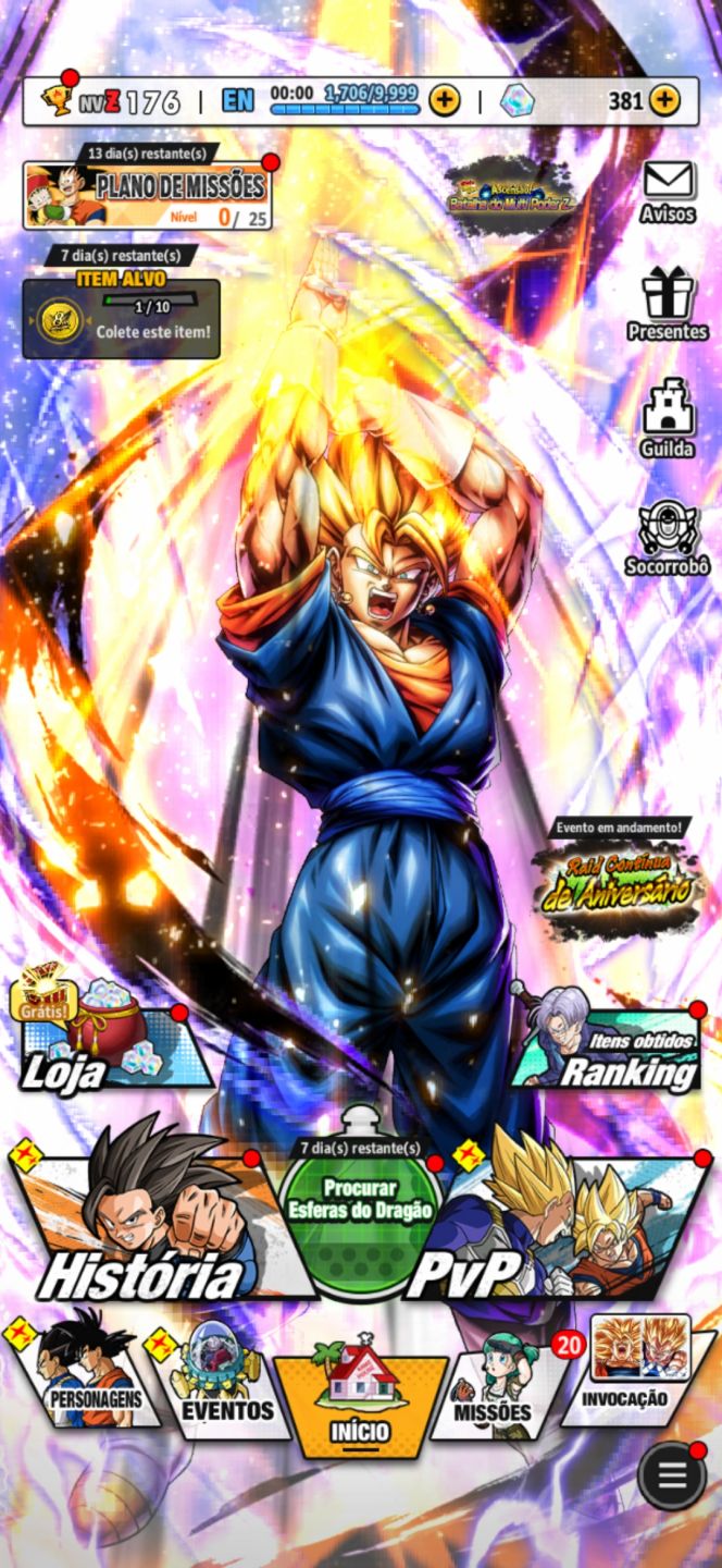 Conta com vedito legend