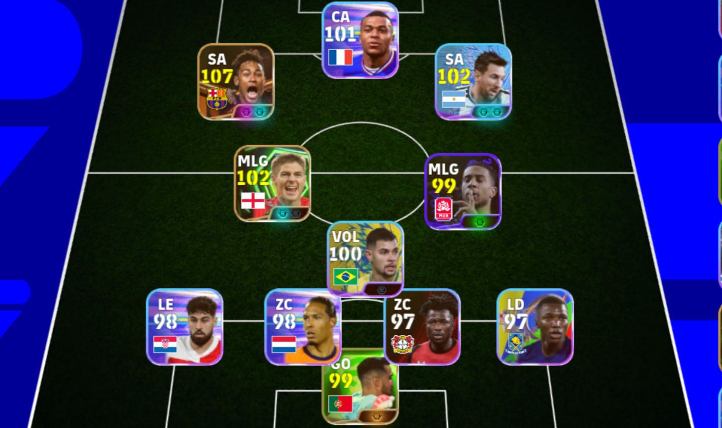 Conta EFOOTBALL Neymar 107 big time