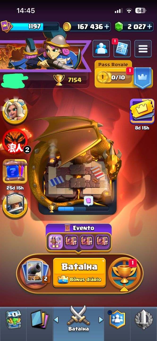 Conta de Brawl Stars + Clash royale com 5+ anos