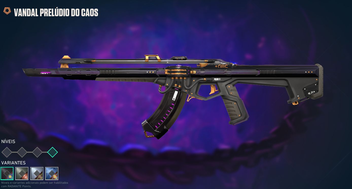 VALORANT RARA! 50+ SKINS, PLATINA + 260 VP | PREÇO NEGOCIÁVEL!
