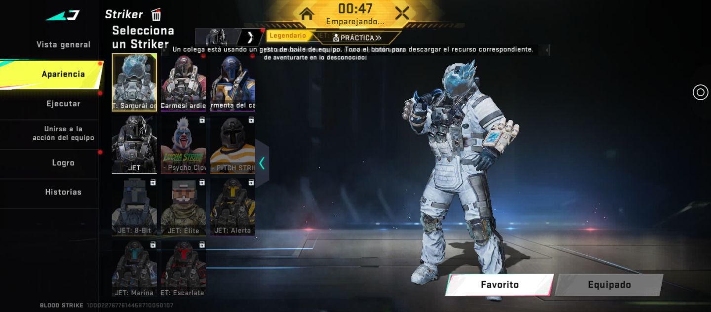 Conta de Blood striker Skin alondra