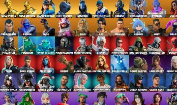 CONTA FORTNITE FA | GOLD MIDAS, BRUTUS & LARA | TART TYCOON | MISTICA | NEYMAR