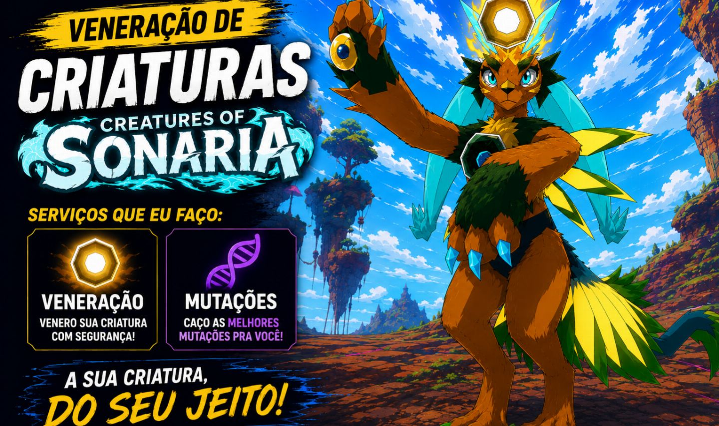Serviços - Mutação & Veneração - Creatures of Sonaria