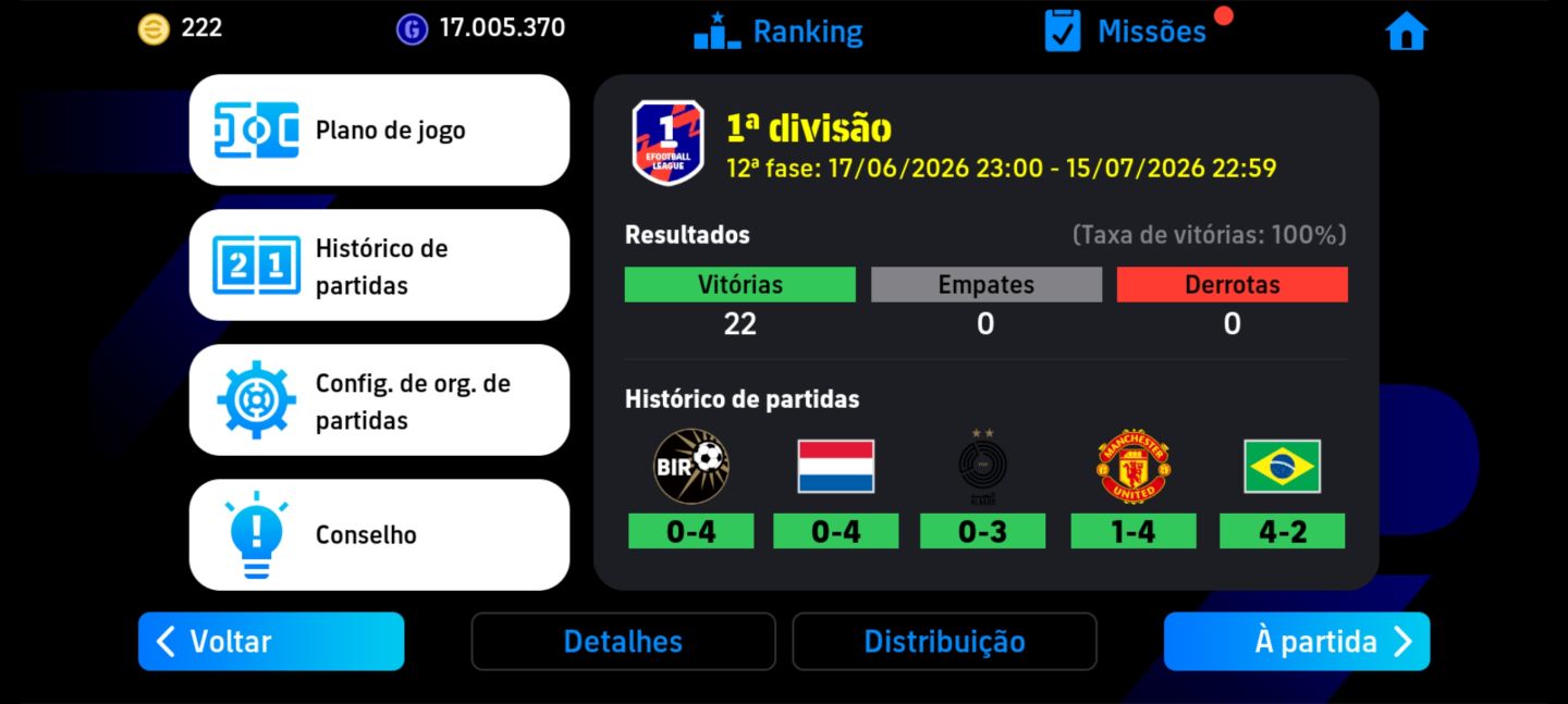 Upo sua conta no Efootball mobile. Arrumando seu time no Efootball
