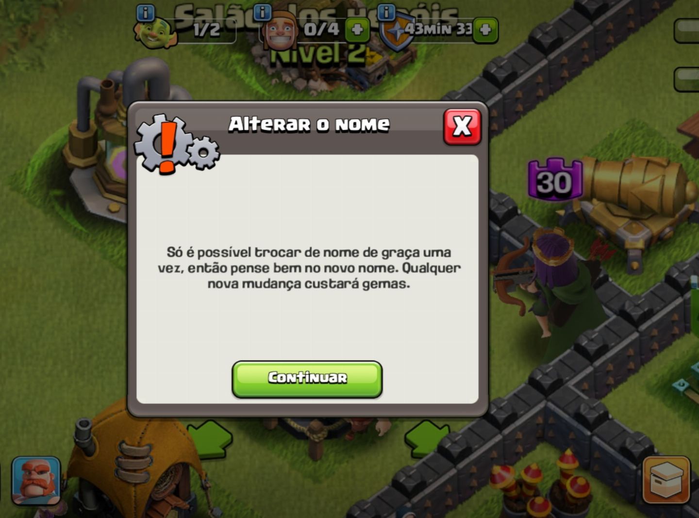 CONTAS COC, BEM UPADA, TROCA DE NICK, TROCA DE EMAIL, FULL ACESSO