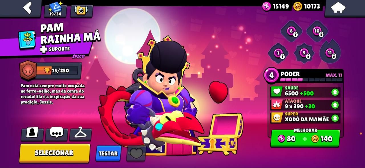 CONTA DE BRAWL STARS DE 2022 PROMISSORA