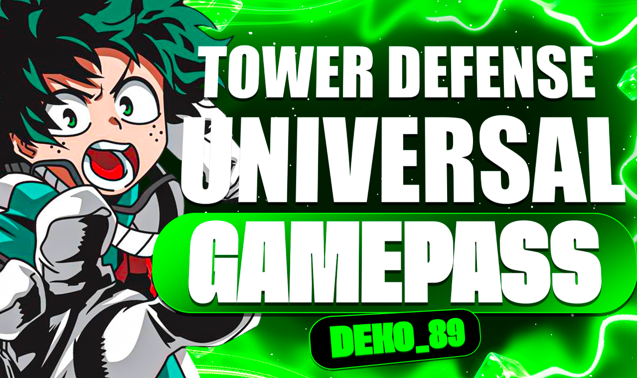 UNIVERSAL TOWER DEFENSE - MELHORES GAMEPASS