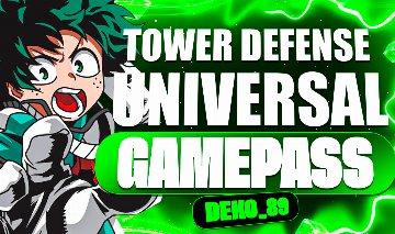 UNIVERSAL TOWER DEFENSE - MELHORES GAMEPASS