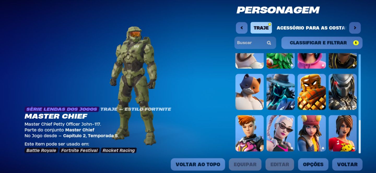 Conta Fortnite/Epic cheia de skins e Jogos