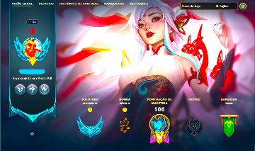 IRELIA CRIADORA LENDÁRIA + [ PLATINA COM MMR ALTÍSSIMO ] + [ SKIN JINX T1 ]
