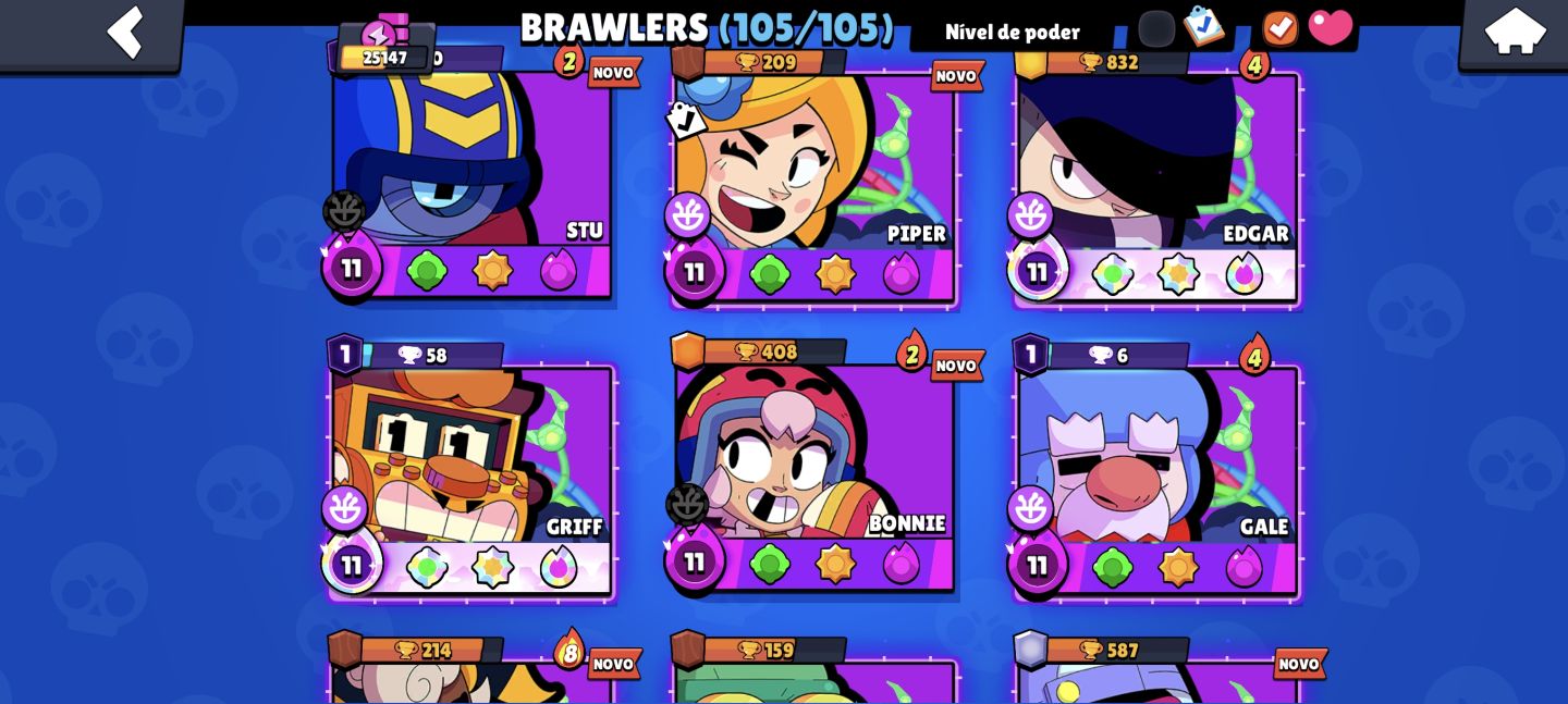 Conta brawl/Clash R. (Leia a descrição)