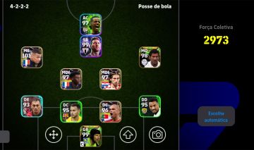 Conta com jogadores da copa de 2022