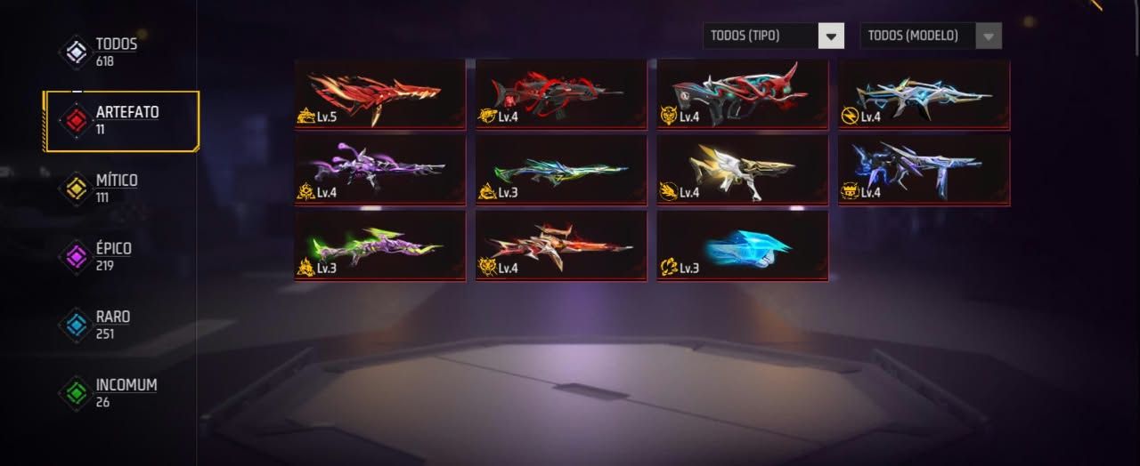 Conta Free fire (PRIME 7)