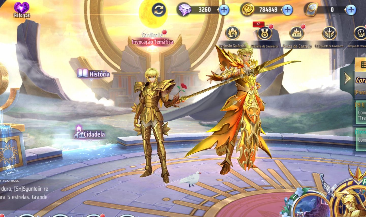 Conta A149 LV43 com Alone PP, Apolo, Seraphina, Thanatos, Hypnos e Oneiros!