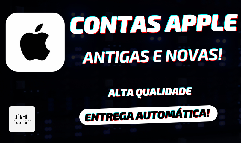 CONTAS APPLE ANTIGAS E NOVAS | APPLE ID | ICLOUD | APPSTORE | ENTREGA AUTOMÁTICA