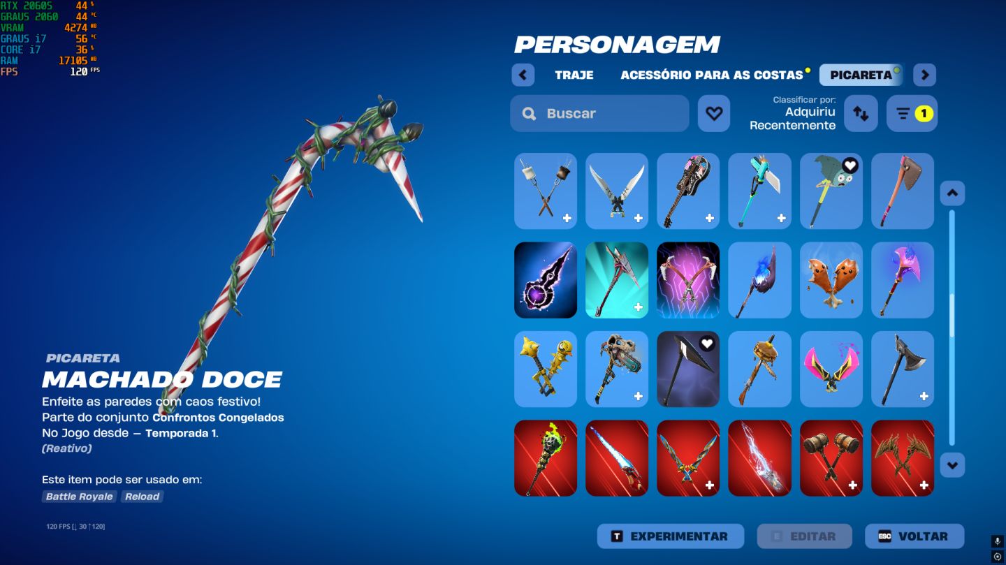 CONTA FORTNITE SEASON 4 (FULL)