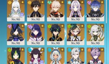 Conta Genshin - com 22 personagens 5* limitados
