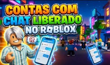 Conta com faixa etária 17/18 e com Voice chat liberado e câmera