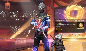 CONTA DE FREE FIRE BRABA E GEMADA COM PASSE RARO E MUITAS SKINS