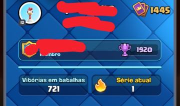 CONTA CLASH ROYALE NIVEL DE REI 14, +9MIL GEMAS E TROCA NICK GRÁTIS