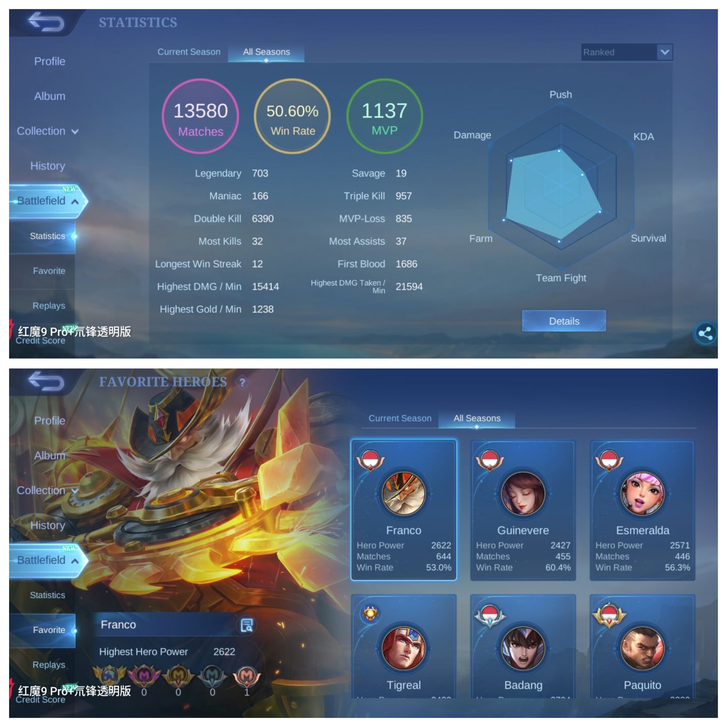 CONTA MOBILE LEGENDS COM 298 SKINS [SMURF] LEIA A DESCRIÇÃO