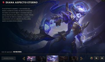 Smurf Prata Lvl. 43 + Skin Diana Aspecto Eterno