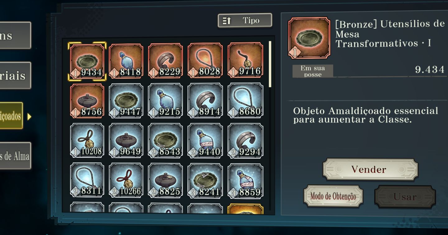 CONTA ENDGAME JUJUTSU PHANTOM PARADE SERVIDOR TW HK