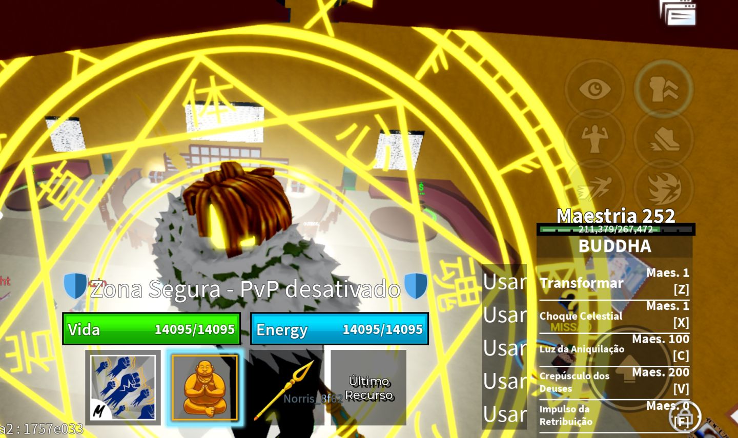 Conta blox fruits budha desperta