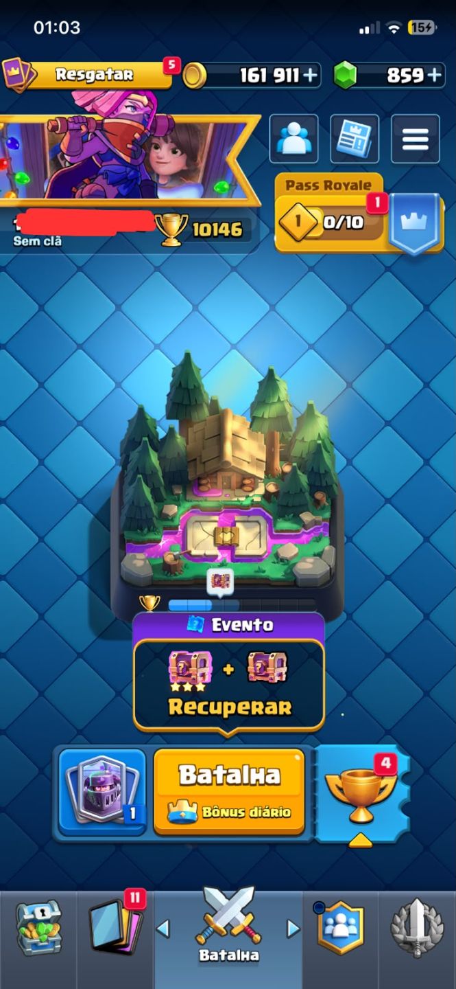 CONTA TOP CLASH ROYALE EVOLUCOES