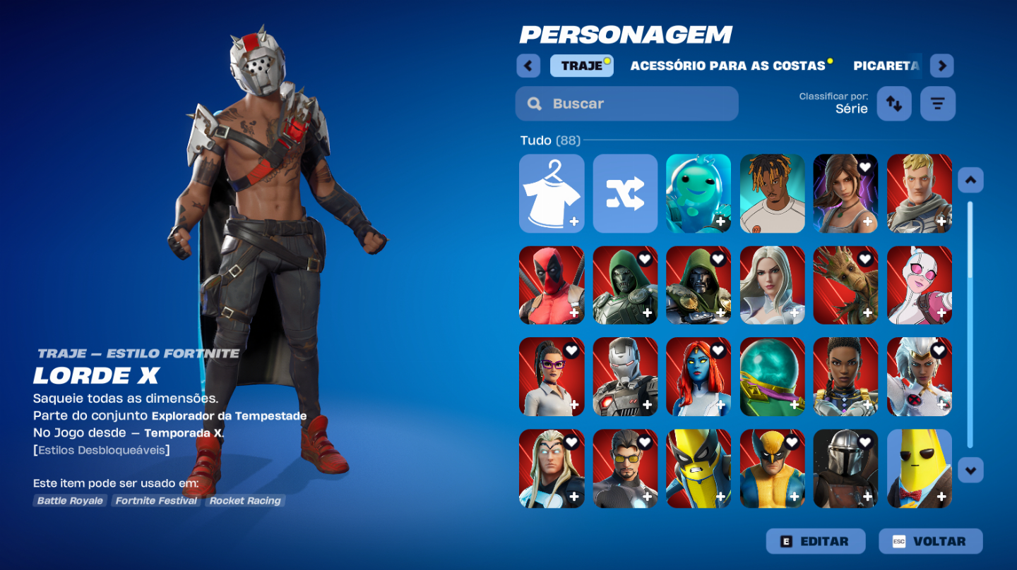 Conta fortnite com STW Fundador OG , passes antigos e varias skins