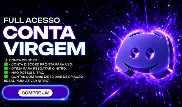 CONTAS DISCORD VIRGEM +30 DIAS PARA RESGATAR LINKS DE NITRO