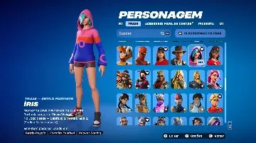 CONTA FORTNITE RARA 173 SKINS (TRAVIS SCOTT+PASSES CAPITULO 1+PACOTES ANTIGOS)