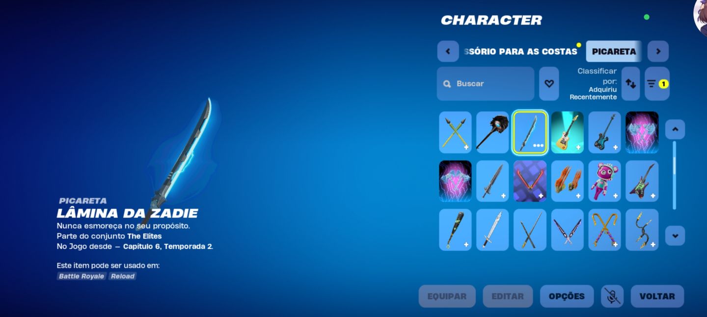 Conta de fortnite com 60 skin