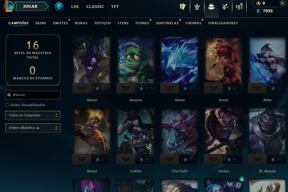 [Entrega Automática] Conta Lol Platina, 42 Skins, Upada À Mão, 7K Ea, 100%Segura