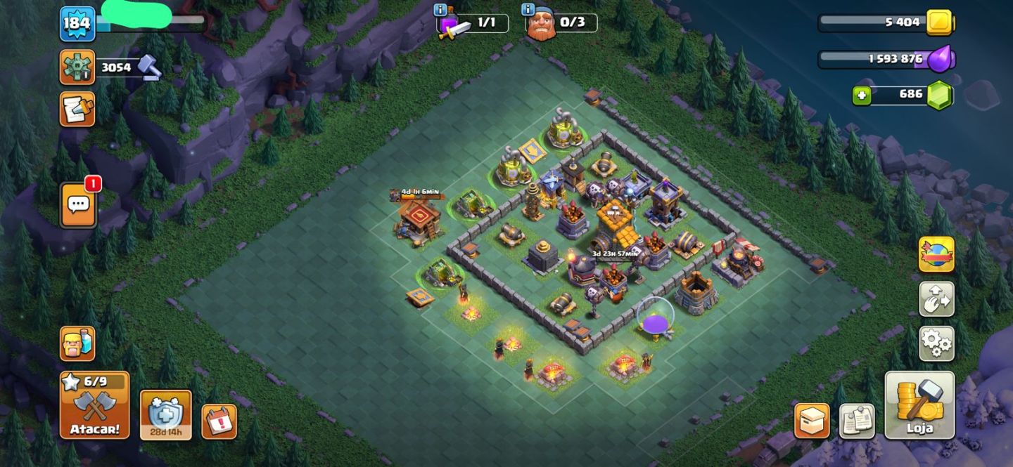 CONTA CLASH OF CLANS CV 16 SEMI FULL (indo pra 17)