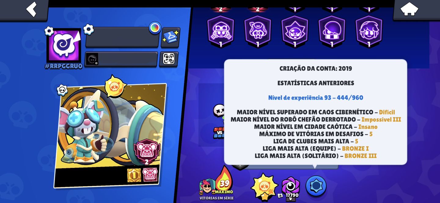 Conta brawl stars 2019 todos brawlers